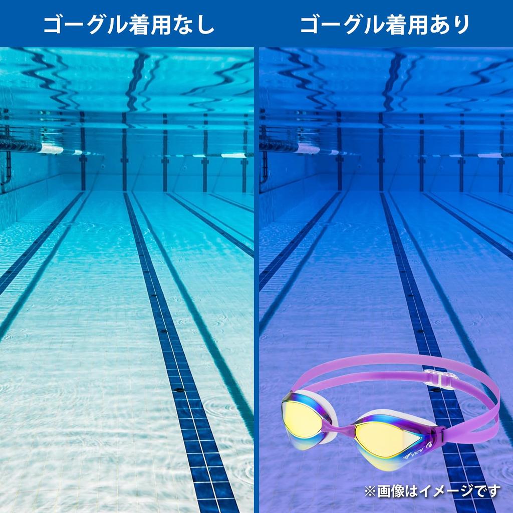 VIEW Blade ORCA Schwimmbrille für Wettkampf VOGO V230SAMC Schwimmen,