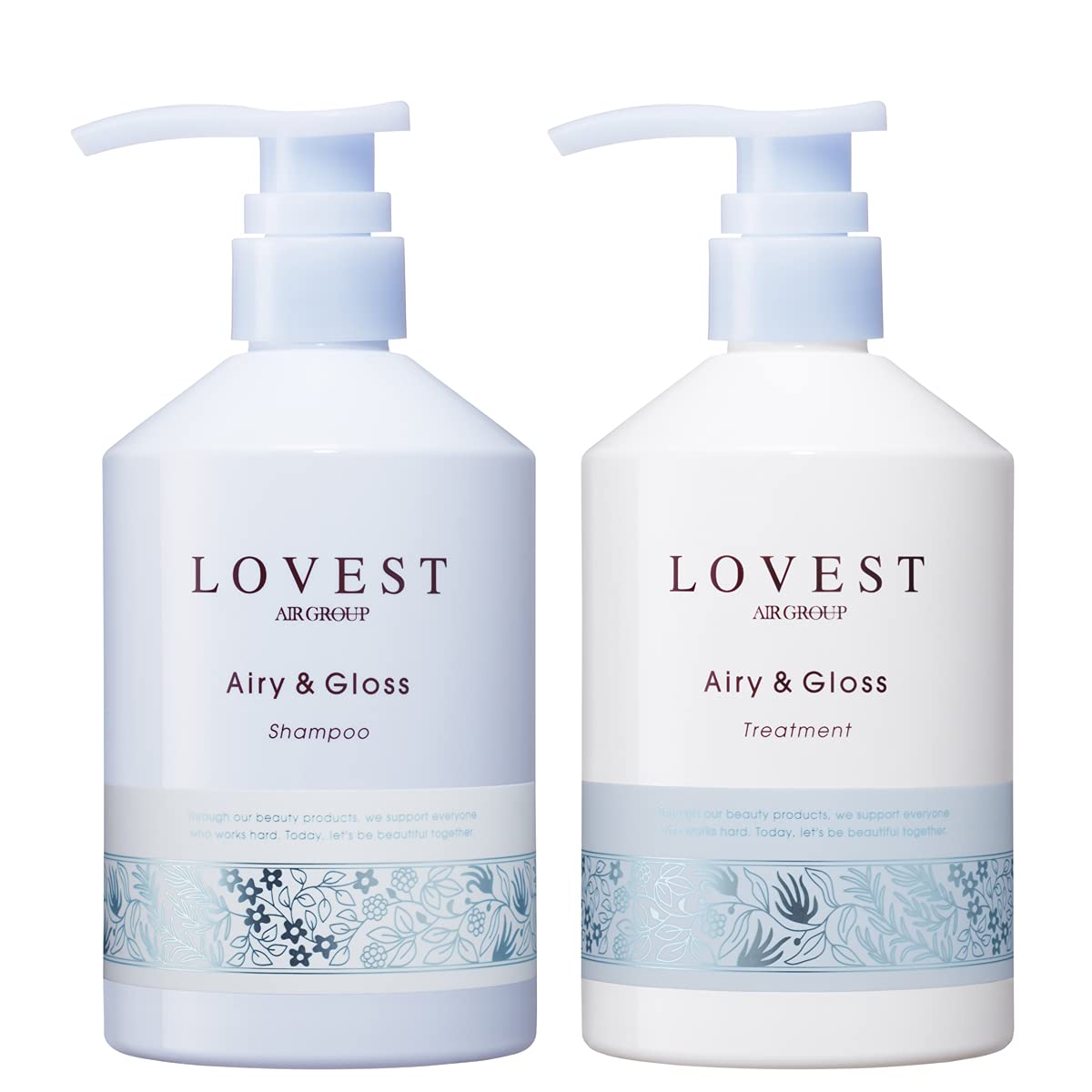 

LOVEST Airy & Gloss Shampoo & Treatment Set 490ml