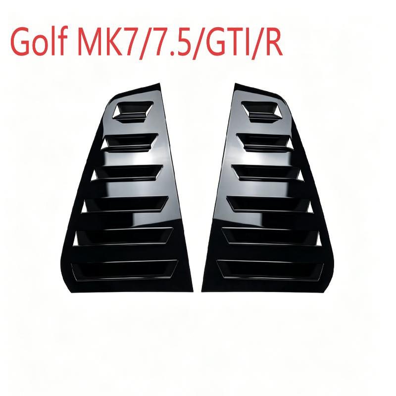 Car Rear Side Vent Quarter Window Louver Shutter Cover Trim Compatible With Golf Mk4/5/6/7/8//R Louver Cover