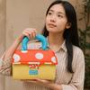 Oxford cloth Mushroom Makeup Bag Multifunctional Toiletry Bag Kawaii Handheld Cosmetic Case  Girls