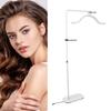 Floor Half Moon Light 29inch Rotating Hd 45W 3200K5600K Height   with Phone Clip Half Moon Lamp for Buty Skincare
