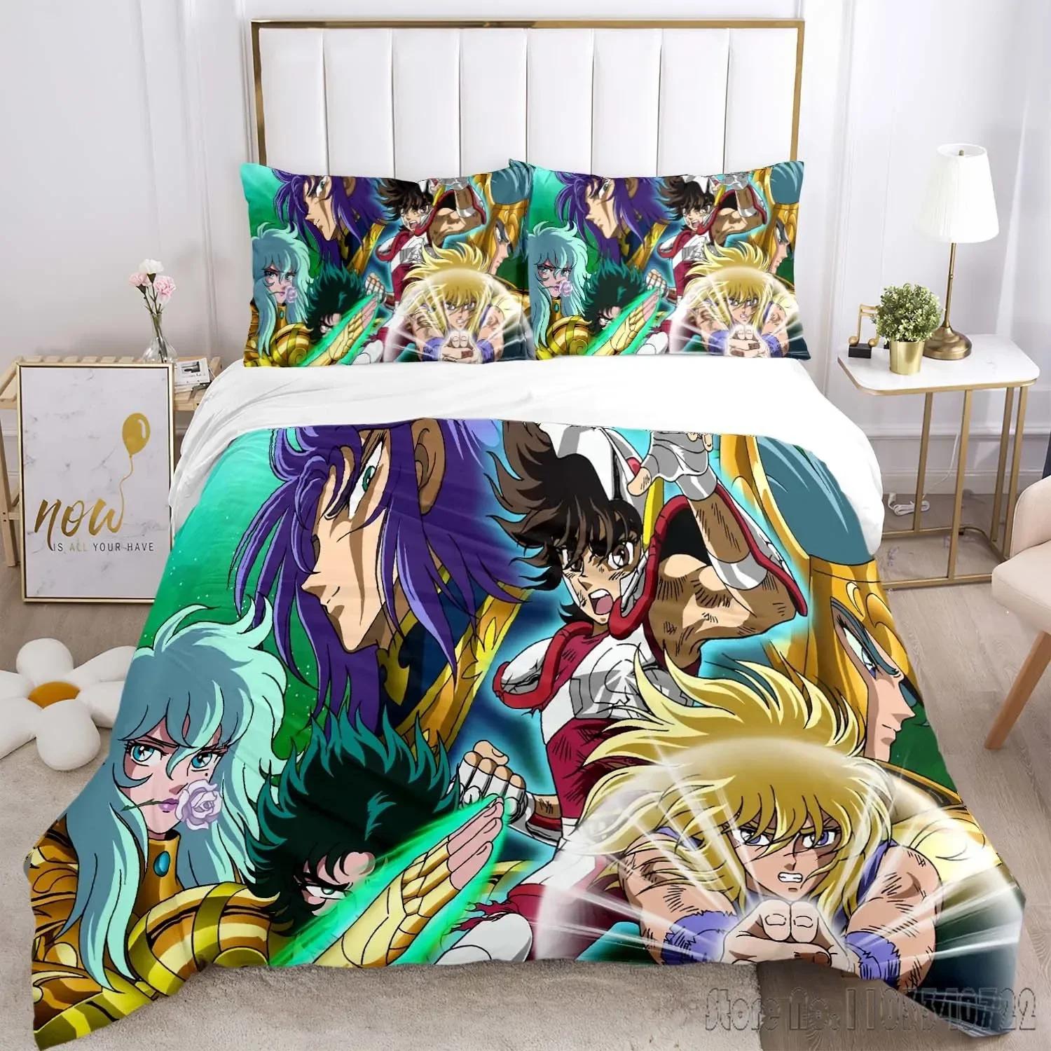 

Admire Saint Seiya Pattern Cartoon Duvet Cover Set HD Одеяло Cover для детей Постельные комплекты Постельное белье Декор для спальни Baby 120x150cm