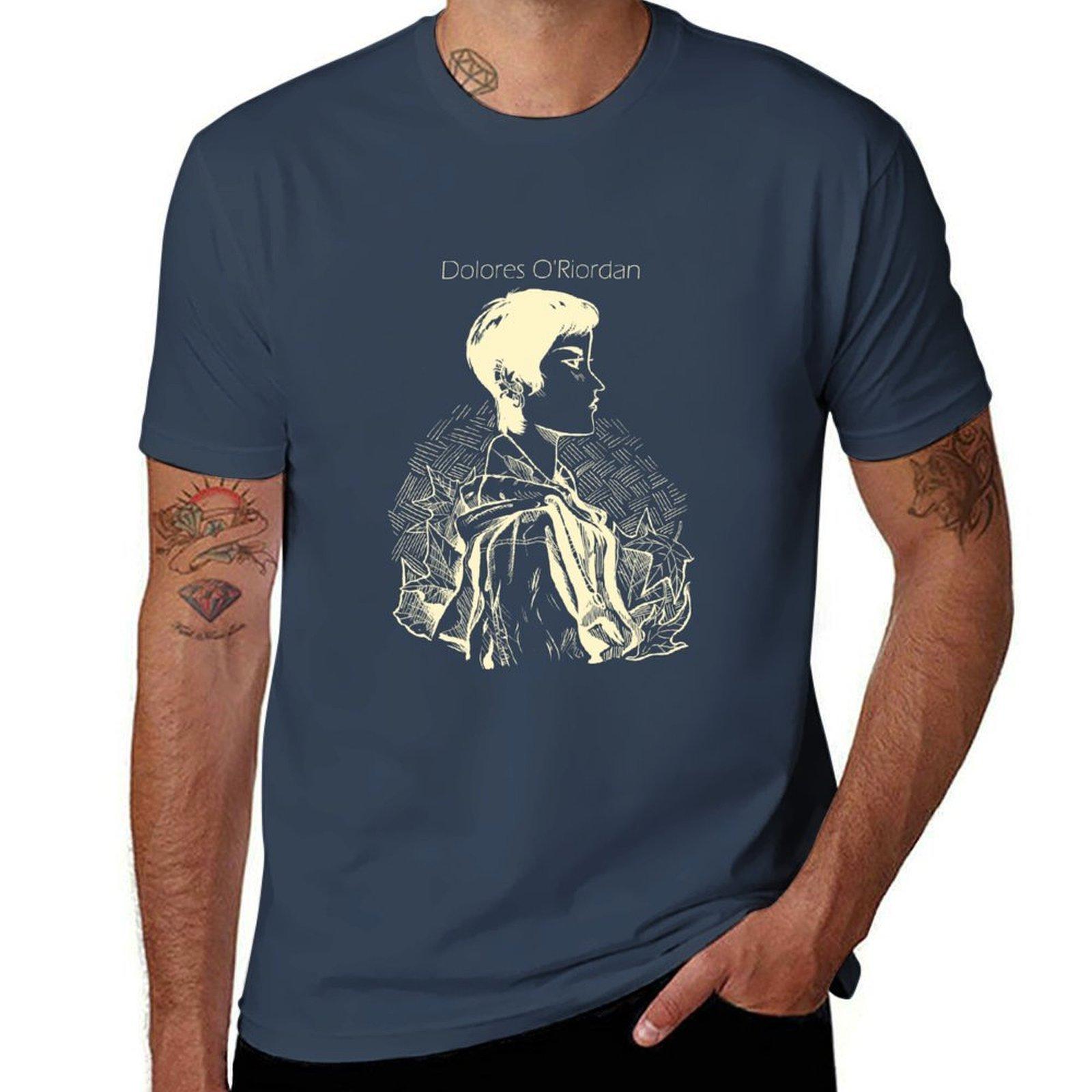 Dolores Sketch Tshirt Minimalist Plain Crew Neck Tshirt S