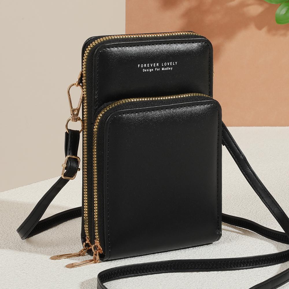 Elegant Fashion Phone Wallet for Women Slim Compact Secure Design for Travel Essential Fits Phone Large Bills Cards Small Make