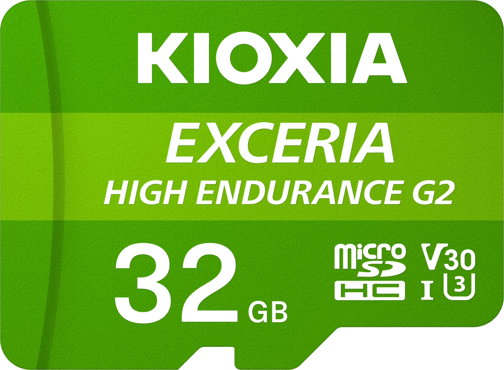 

KIOXIA в 32 ГБ microSD High Видеорегистратор Камера наблюдения U3 V30 Класс 10 4K Максимальная скорость чтения до Максимальная скорость записи до Подлинный японский KLMHB032G зелёный