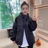Womens Hooded Thick Cotton Puffer Jacket Loose Fit Longline Windbreaker Casual Outerwear Winter