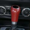 Red for Mercedes Benz A C E G Car Gear Shift Knob Panel Cover Carbon Fiber Vinyl
