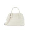 Crocodile Pattern Shell Bag First Layer Cowhide Handbag Large Capacity Commuter Leather Women's Bag Shoulder Messenger Bowling Bag