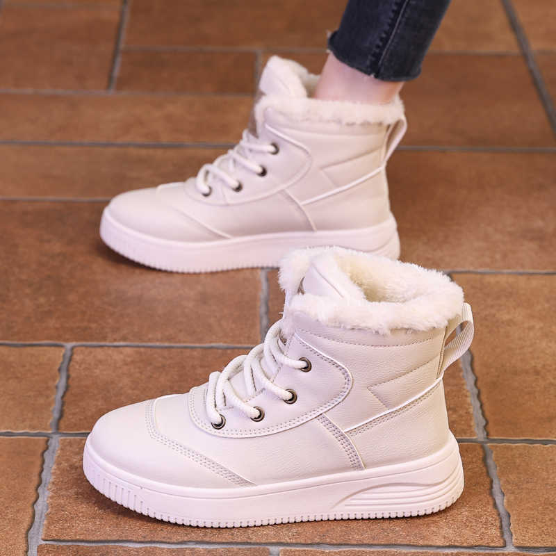 Fashion Winter Non-slip Woman Shoes High Women Shoes High Ankle Boots Sneakers Sport Basctt Resell Snaeker Tenni Twnis Styling