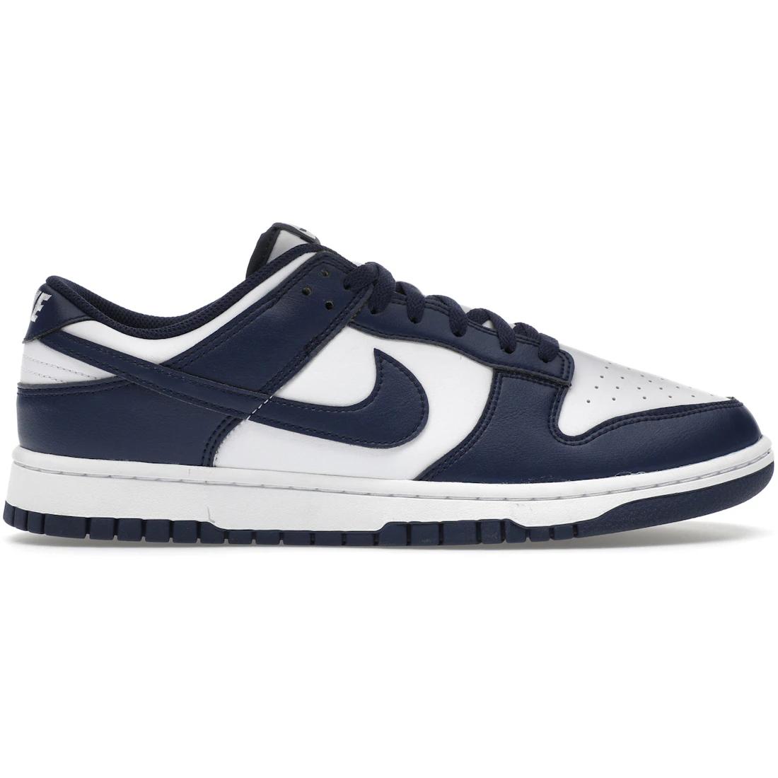 

Кроссовки Nike Dunk Low Белый Полуночный Синий(HF5441-107) 40.5
