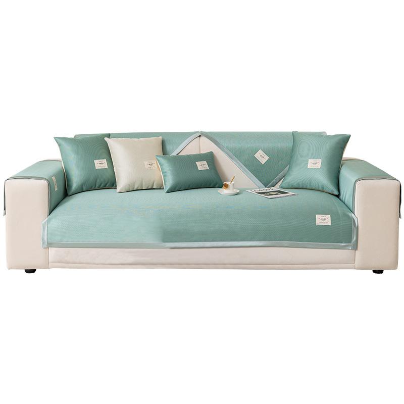 Summer Summer Mat Sofa Cushion Ice Silk Non-Slip Cushion Summer Cool Pad Simple Modern Sofa Cover