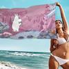Cute M-Moomins Microfiber Printed Beach Towel Mountain Climbing Yoga Beach Swimming Running Absorbent Soft Towel