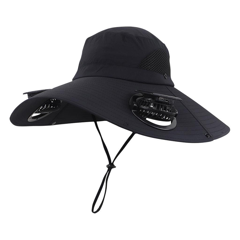 Solar Powered Fan Hat, Summer Hat, Fishing Hat, Sun Protections, Sun Shading,  Conditioning, Fisherman, Mountain Climbing, UV Protections