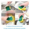 10/20PCS Car Cleaning Sponge Double-layer Design Magic Dirt Removal Sponge Block For Car Household Office