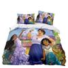 Magic Full House Three-Piece 3D Digital Printing Quilt Cover Pillowcase