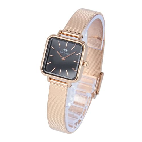 

Daniel Wellington DW QUADRO STUDIO Women s Watch with Piano Link Strap, Pink Gold, DW00100518