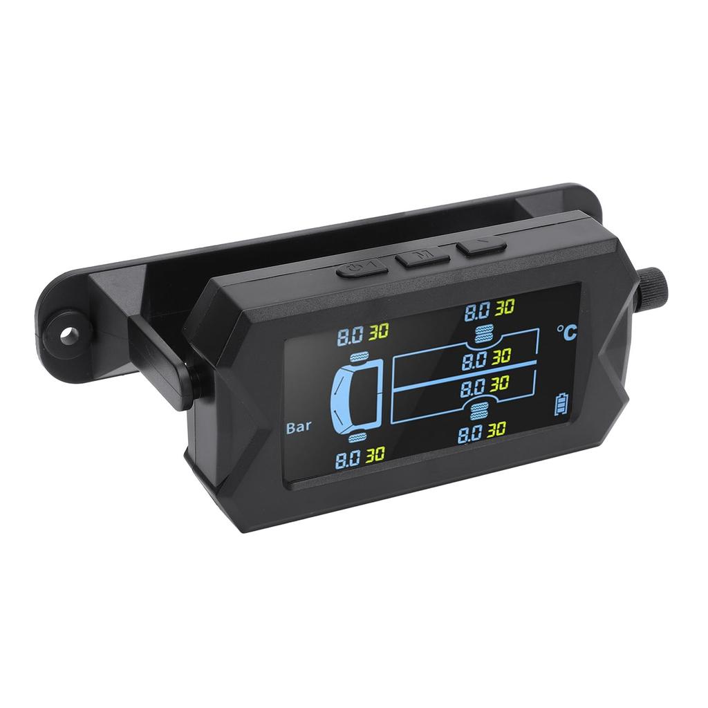 Tire Pressure Monitoring System Real Time Monitoring Pressure and Temperature Solar Charge RV TPMS