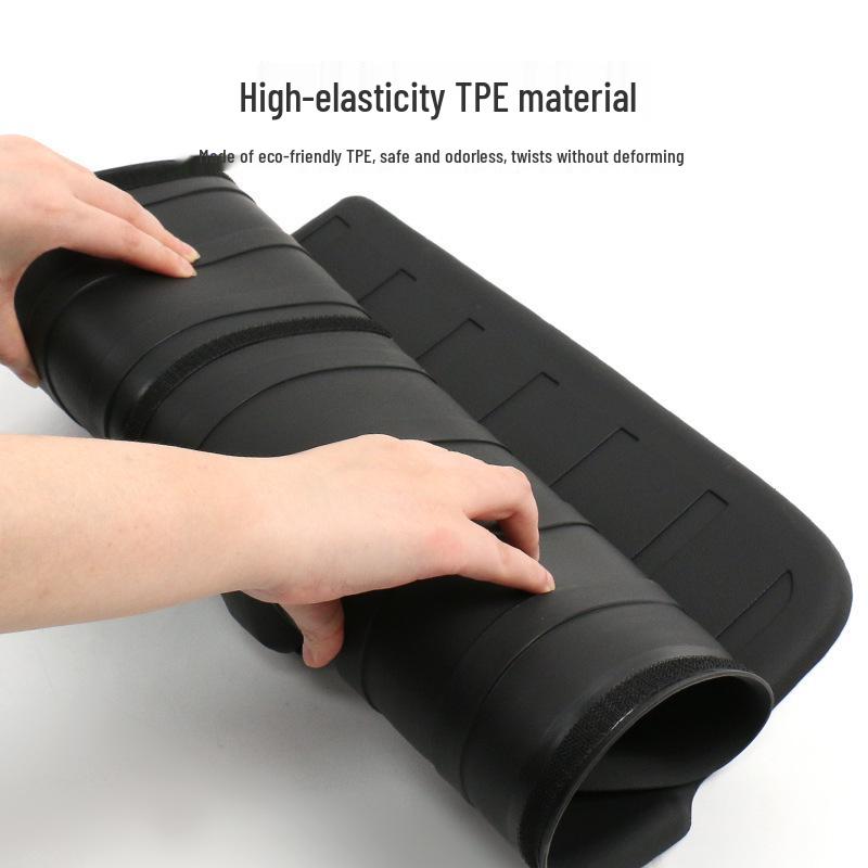 Tesla Model Y Rear Seat Back Pad TPE Trunk Protector.