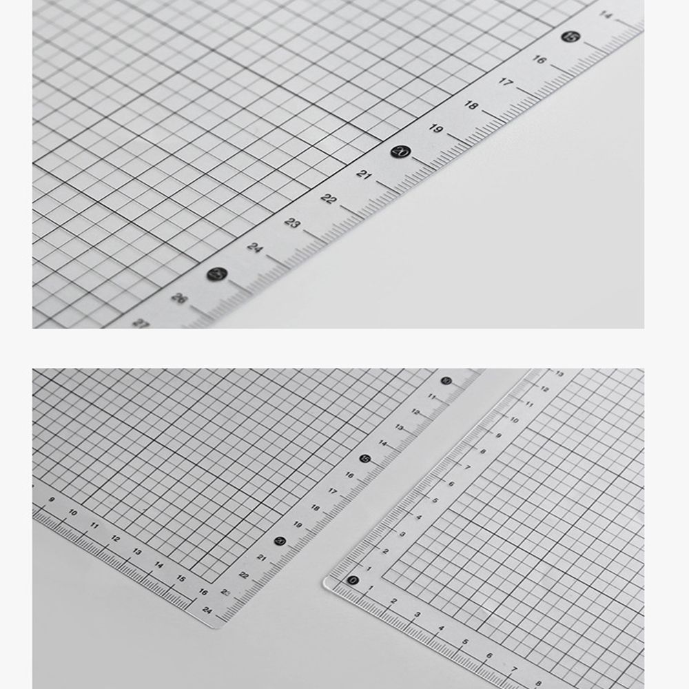 Grid School Students Measuring Supplies Drawing Clipboard Cutting Mats Writing Pad Ruler Board