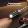 Outdoor Mini Flashlight USB Rechargeable High Lumens Aluminum Alloy Ultra