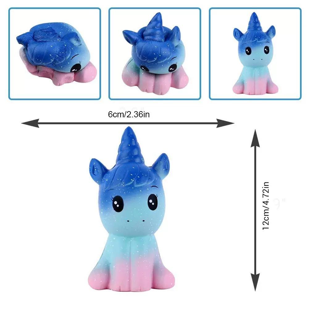 Jucărie squishy drăguță Unicorn Animal de pluș Simulare PU Pâine cu creștere lentă Parfumată Moale Jucărie de stors Ameliorarea stresului pentru Copil Cadou de Crăciun