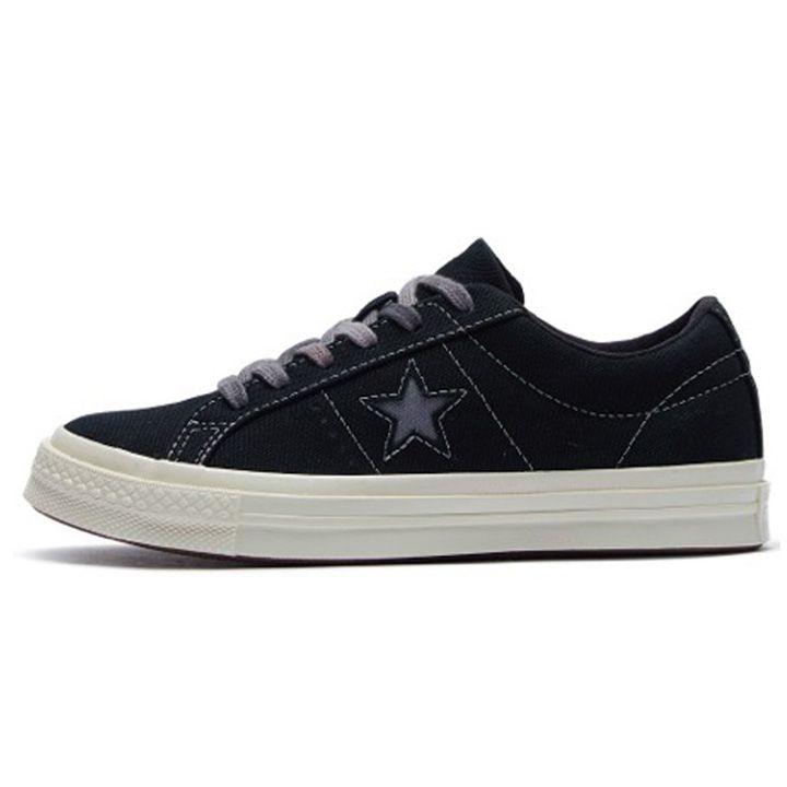 Converse One Star Slip Resistant Low Top Skate Shoes Women Sneakers Black 564151C