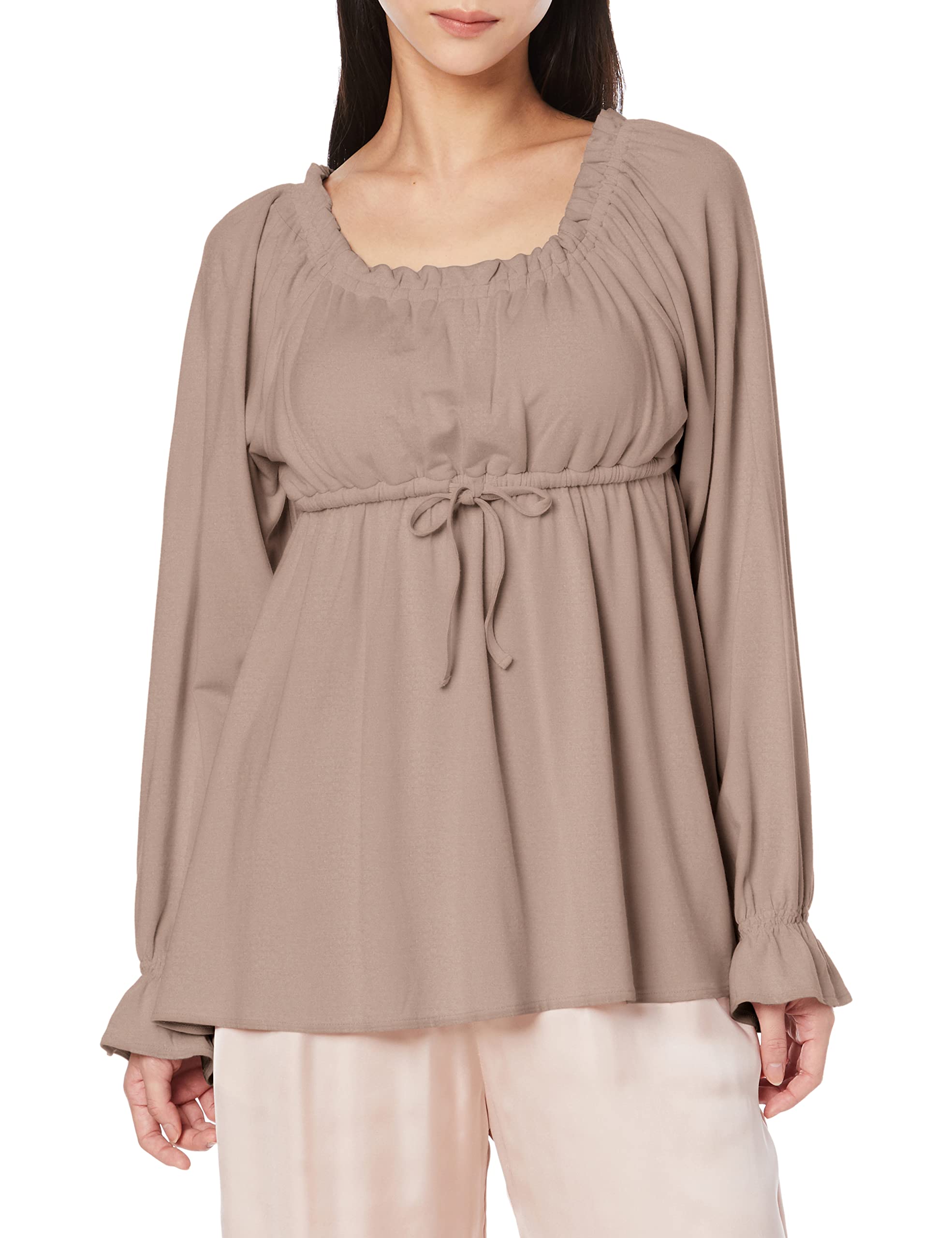 

Gelato Pique Frill Pullover PWCT215208 Size F Women s Brown,