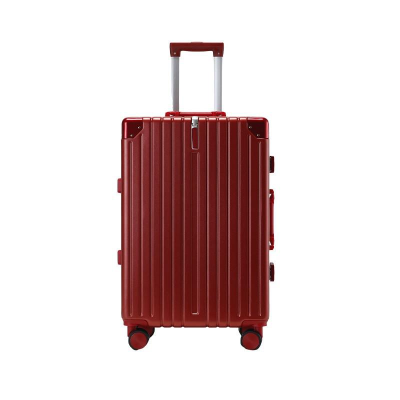 20-Inch Aluminum Frame Trolley: Sturdy, Durable, Lockable Cabin Case for Men & Students