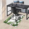 1PC rabbit flowers Non-Slip Floor Carpet Compatible for Office&Living Room&Bedroom&Dining room - Flat - Weave Machine-S0316
