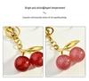 Cherry Keychain Pendant for Women's Bags – Exquisite Car Accessory