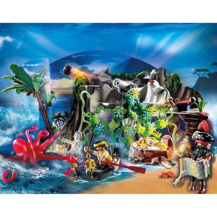 Calendrier de l'avent playmobil - pirates - la magie de noël