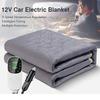 Car Electric Heated Blanket 12V Car Energy Saving Warm Blanket 70x180cm/120x150cm Truck RVs Car Heating Blanket Mat