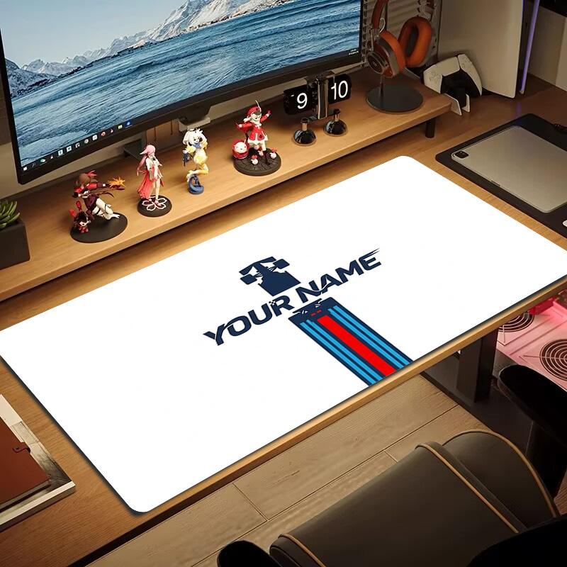 Martini Custom Name Large Size Mouse Pad Large Gaming Table Cushion Nonslip Laptop Tablet Big Mousepad Xxl Mat Mini Pc Playmat With Lock Edge Custom N