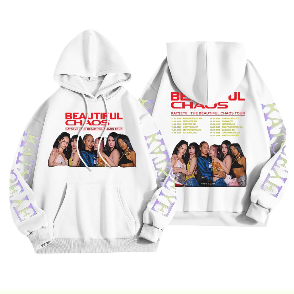 Unisex Fashion Lightweight Long Sleeve Pullover With Pockets Printed Hoodie