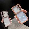 Plating Frame Diamond Clear Acryl-Handyhülle für Samsung S26 S25 S24 Ultra Plus FE Stoßfeste Bumper Hartschalen-Schutzhülle