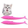 Giocattolo Interattivo in Silicone a Forma di Pesce per Gatti Riempibile con Erba Gatta Allevia la Noia Qualità Alimentare Bastoncino Masticabile per la Pulizia dei Denti per Gatti Promuove Denti Sani Gioco Attivo
