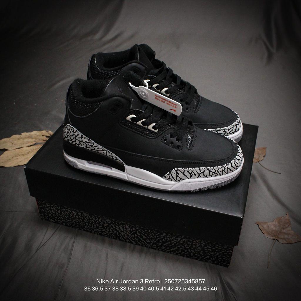AJ3 Fujiwara Hiroshi White Cement Fire Red Black Warrior Joe 3 Basketball Shoes
