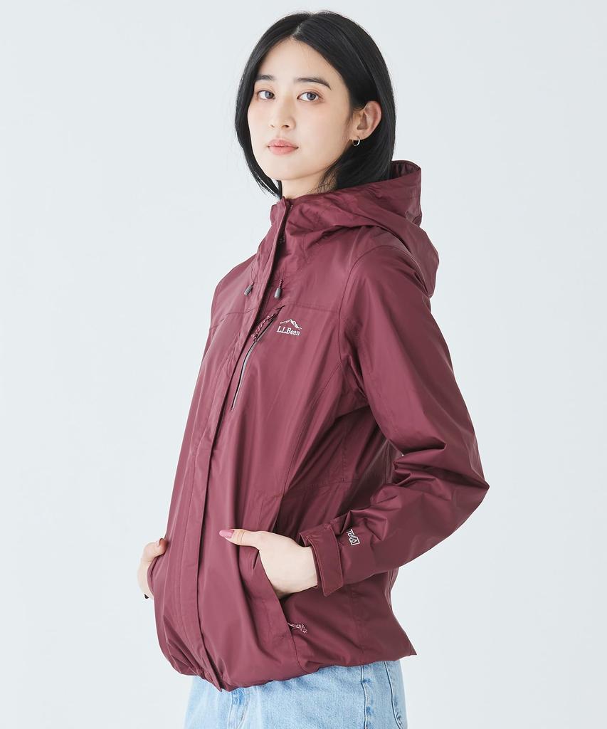 LL Bean Trail Model Rain Japan Size 0UMS310006 Women's Jacket, Fit, L, Black,