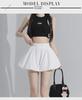 Women's 2024 Autumn Wide-Leg Elastic Waist Pumpkin Bloomers Shorts