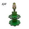 Christmas Money Holder Ornaments with 10 Holes, Snowman Santa Claus Tree Festive Desktop Decoration Wooden Cash Holder, Holiday Rack Table for