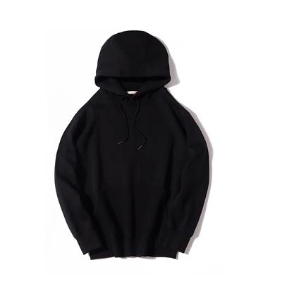 Monochrome Hooded Top Hooded Loose Men's Clothing Men's Hoodies Sweatshirts  Pullover for Male