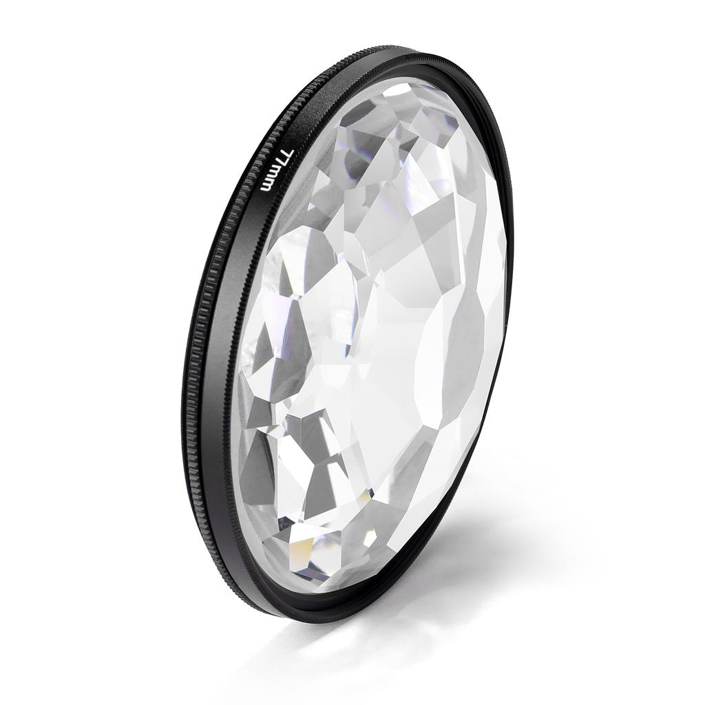 77mm kaleidoskop Prizmový sklenený filter fotoaparátu Variabilný počet objektov Príslušenstvo k fotografovaniu zrkadloviek