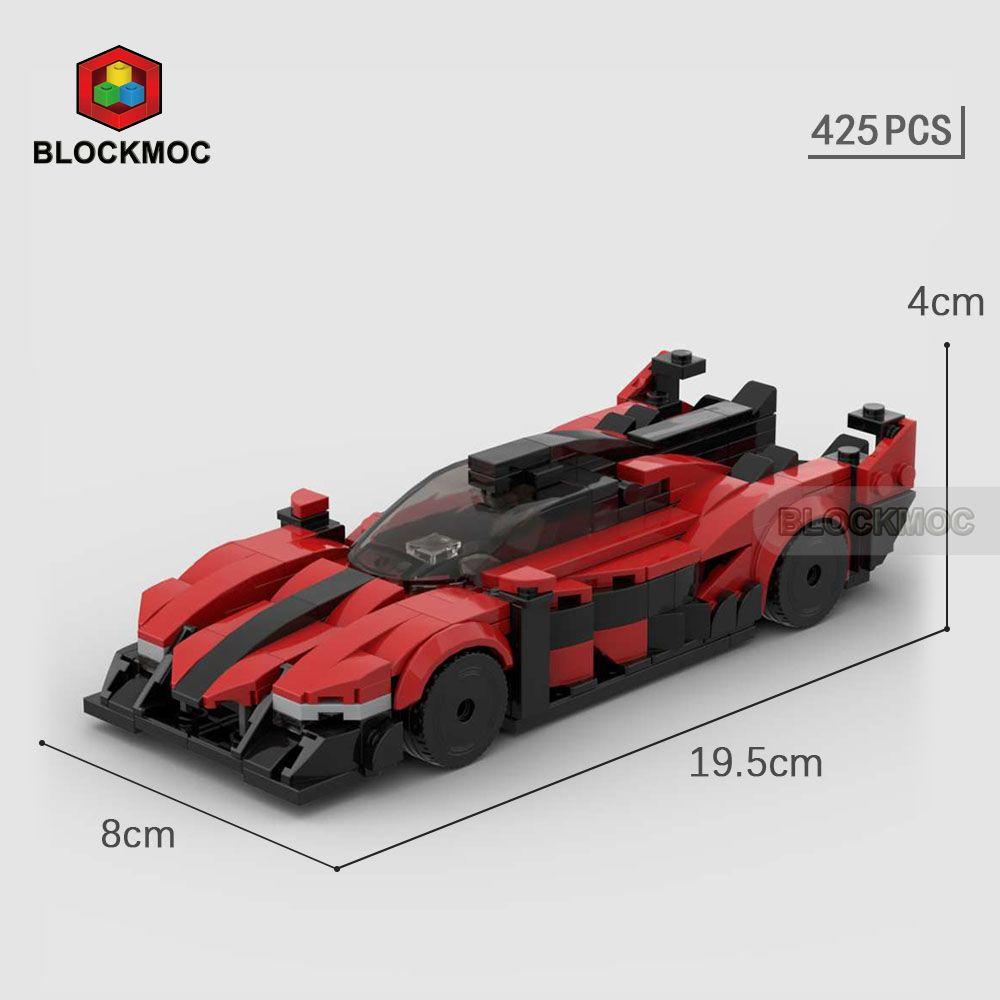 

MOC Кирпичи Классический Спортивный Автомобиль Скоростное Транспортное Средство Модель Автомобиля Гонки DIY Креативный Строительный Блок Детская Игрушка Подарок
