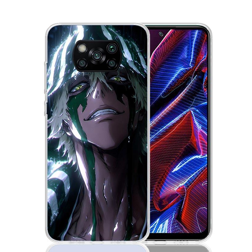 Bleach Kisuke Urahara Phone Case For Xiaomi Poco X7 X6 X5 Pro F7 Ultra Redmi 15C 15 13 13C 12 12C 10 10A 10C 9 9A 9C 9T Cover Po