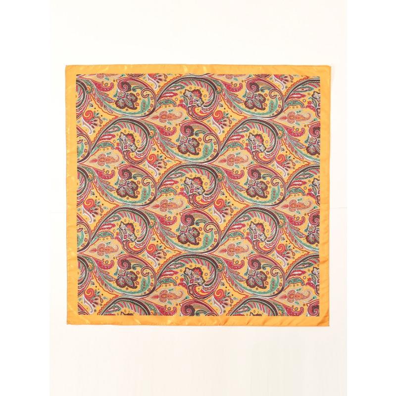 

Принт сатин квадратный платок мода узор кешью сумка головной платок шарф шелковый шарф женщины