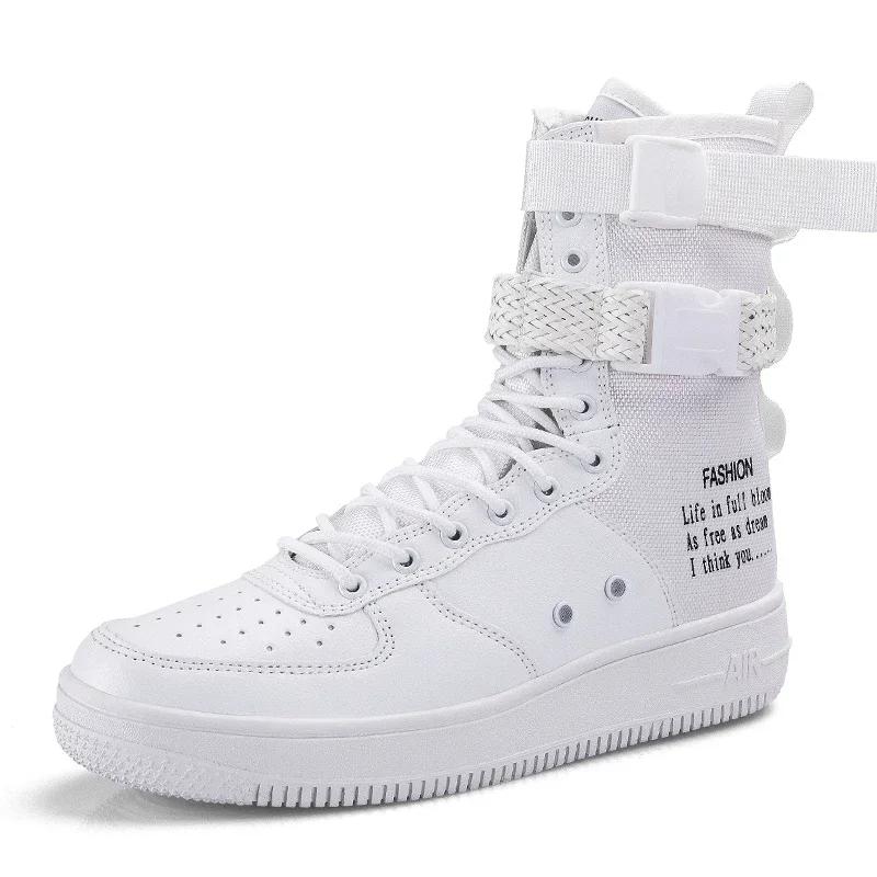 Punk Style Ankle Boots Mens Couple Streetwear Buckle Strap Designers Men Casual Shoes Platform Man Sneakers Shoes for Men