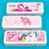 2024 Nouvelle Boîte à Papeterie Mignonne pour Élève d'École Primaire Boîte à Papeterie Multifonctionnelle à Cadenas pour Enfants Boîte à Crayon pour Maternelle