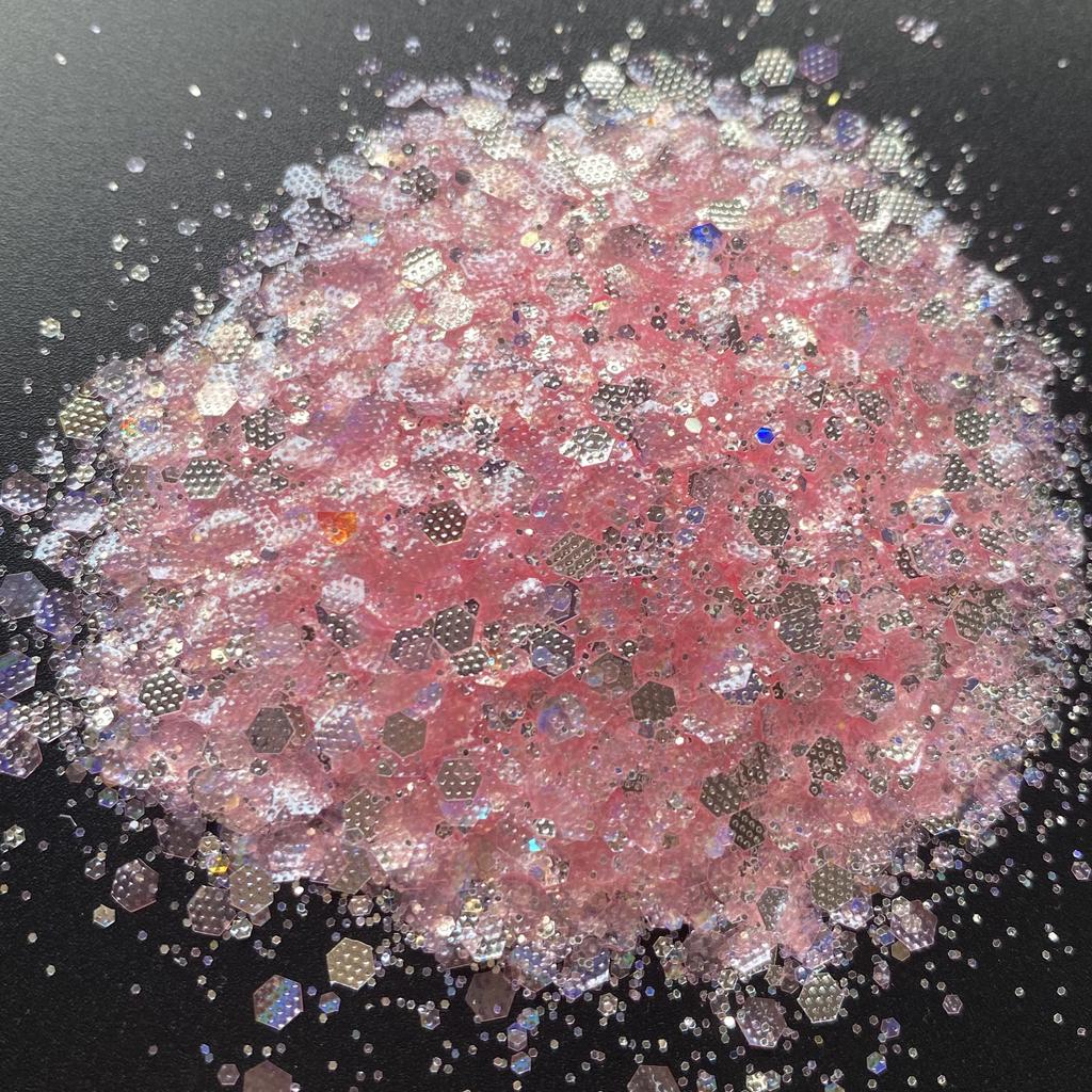 1kg Bag Glitter Chunky Iridescent Holographic Glitter Bulk for Snow Globe Cup DIY Gift Craft Glitter