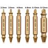 6Pcs Damaged Screw Extractor Drill Bits Broken Speed Out Easy Out Bolt Screw