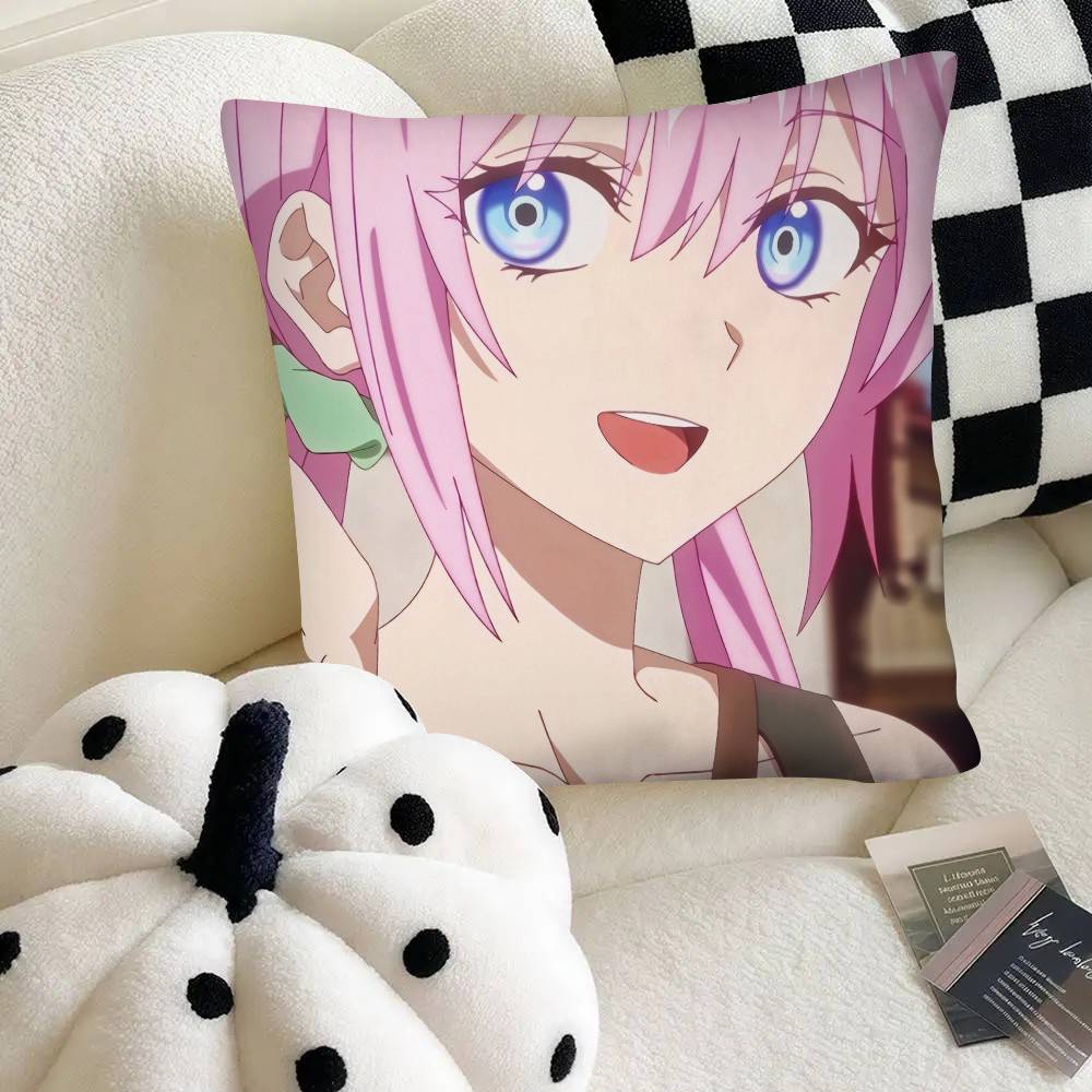 Anime Shikimoris Not Just A Cutie Pillow Case Fashion Square Pillowcase Bedroom Sofa Room Ins Decoration Leisure